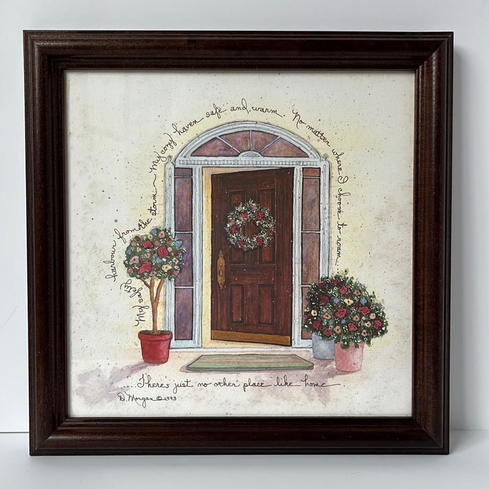 D. MORGAN’S “My Safety Harbour” Framed Art